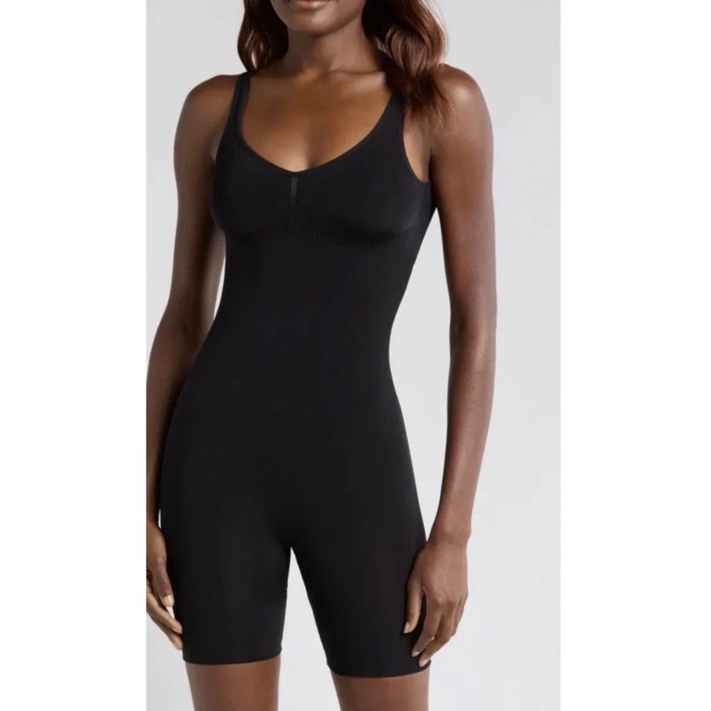 Magic Bodyfashion Low Back Bodysuit Black Medium Control Shapewear SIZE LG NEW